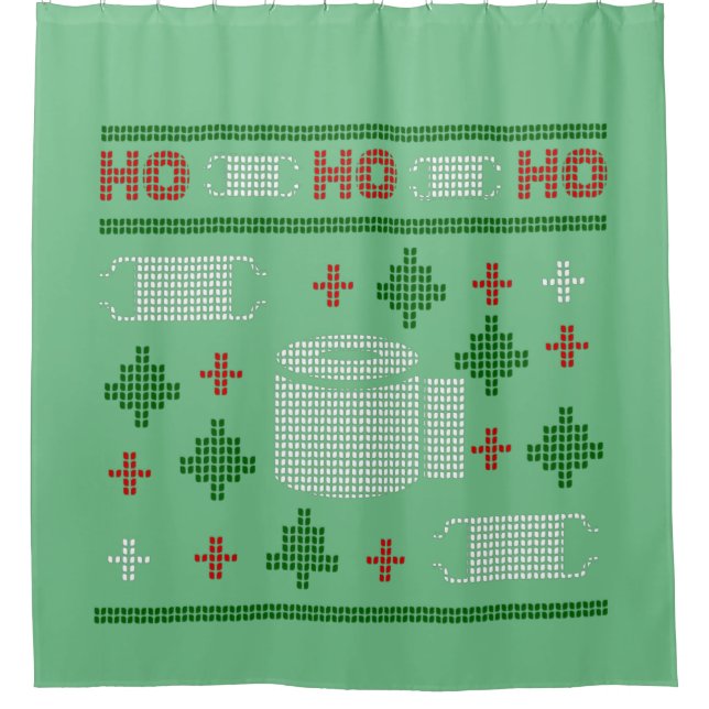 Rideaux De Douche pull de noël 2020 (Devant)