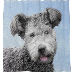 Rideaux De Douche Pumi Peinture - Cute Original Chien Art