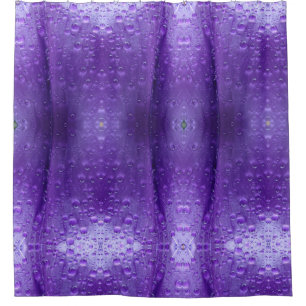 Rideaux De Douche Purples Ikat Zen