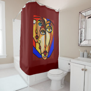 RIDEAUX DE DOUCHE QUATRE YEUX