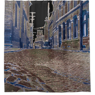 Rideaux De Douche Québec Canada 1930's Art Photograph Street