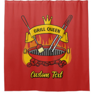 Rideaux De Douche Queen Grill
