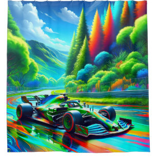 Rideaux De Douche Racecar