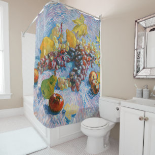 Rideaux De Douche Raisins, citrons, poires et pommes, Van Gogh