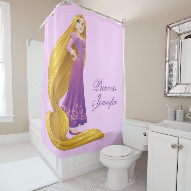 Rideaux De Douche Rapunzel | Princesse Power (En situation)