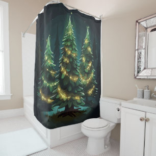 Rideaux De Douche Rayon Tannenbaum