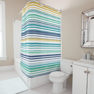 Rideaux De Douche Rayures de paon