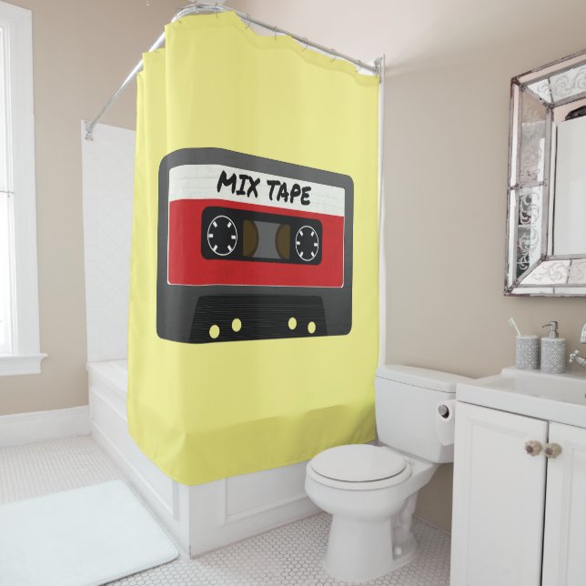 Rideaux De Douche Red Mix (En situation)