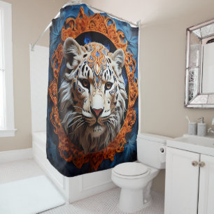Rideaux De Douche Reflections de portraits d'animaux sauvages
