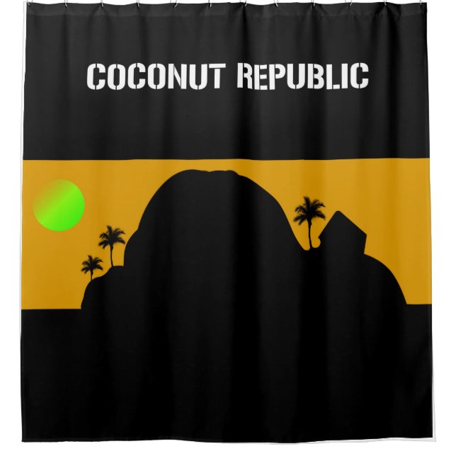 Rideaux De Douche République de coco no 2898 (Devant)