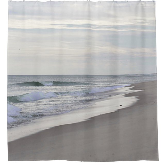 Rideaux De Douche Ressacs et plage sablonneuse (Devant)