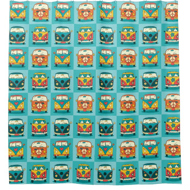 Rideaux De Douche Reto Vans (Devant)
