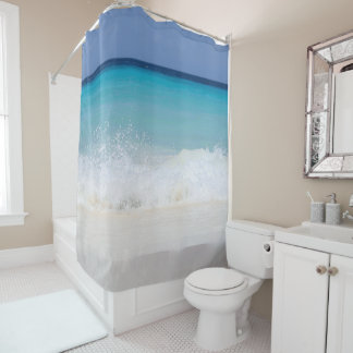 Rideaux De Douche Rêve de plage de l'océan Caraïbes 6