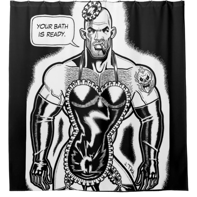 Rideaux De Douche Rocco, la domestique (Devant)