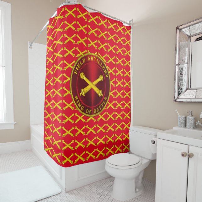 Rideaux De Douche Roi de l'artillerie de campagne (En situation)