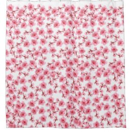 Rideaux De Douche Romantic pink Cherry blosson