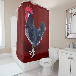 Rideaux De Douche Rooster de Minorque