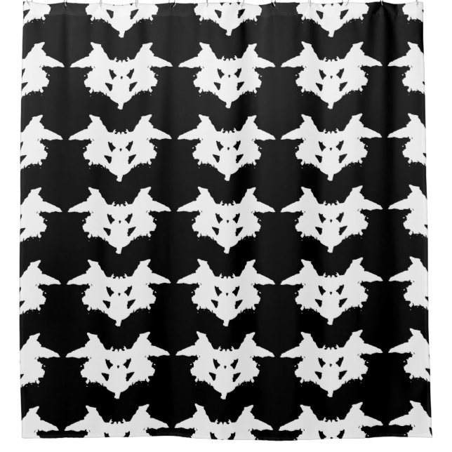 Rideaux De Douche Rorschach Inkblot (Devant)