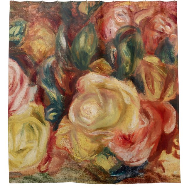 Rideaux De Douche Rose (1912) par Pierre-Auguste Renoir (Devant)