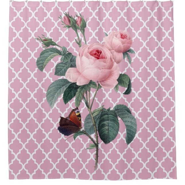 Rideaux De Douche Rose rose rose (Devant)