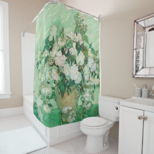 Rideaux De Douche Rose - Vincent van Gogh