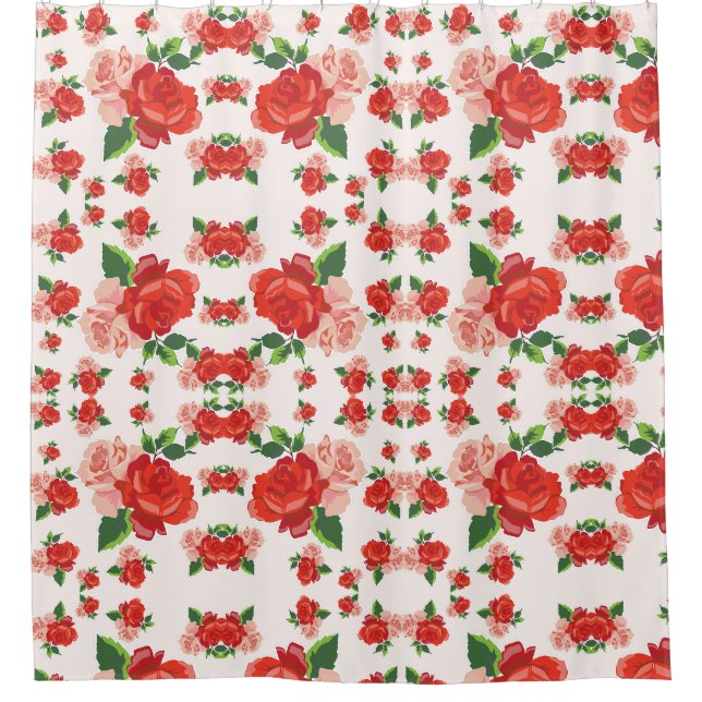Rideaux De Douche Roses pour U (Devant)