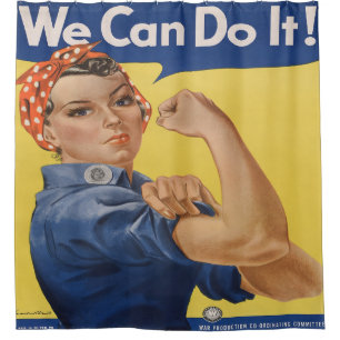 Rideaux De Douche Rosie the Riveter