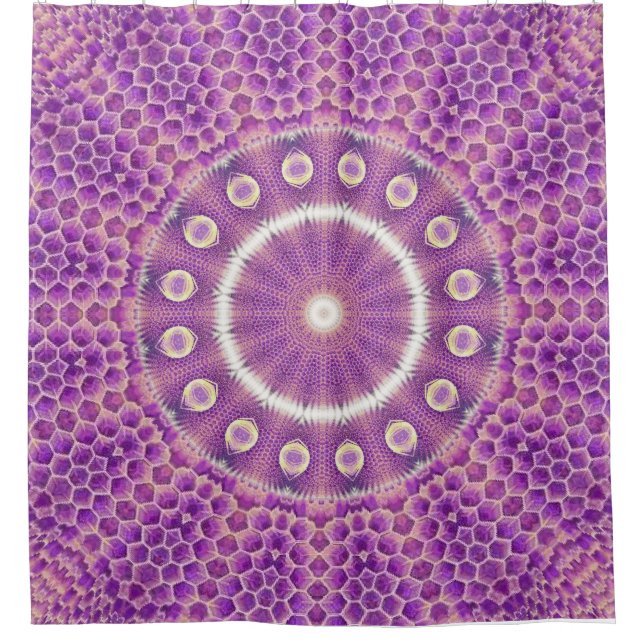 Rideaux De Douche Ruche violette (Devant)