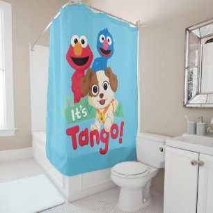 Rideaux De Douche Rue Sésame   C'est Tango avec Elmo & Grover
