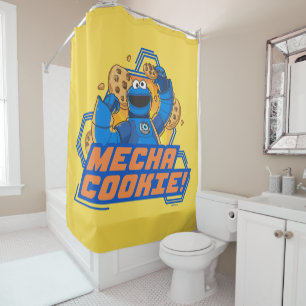 Rideaux De Douche Rue Sésame   Cookie Monster Mecha Cookie!