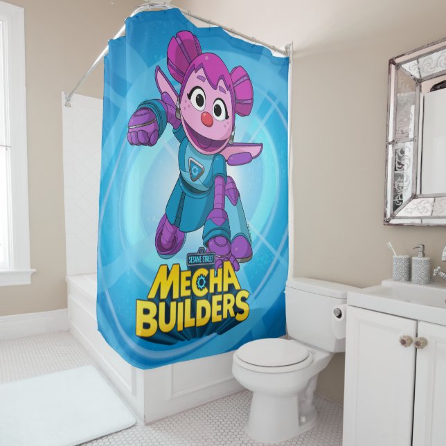 Rideaux De Douche Rue Sésame | Méca Builders Abby In Action (En situation)