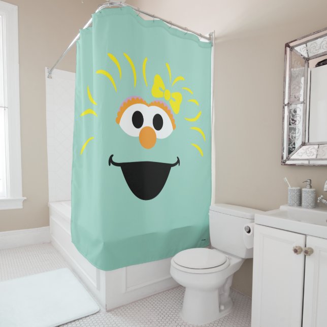 Rideaux De Douche Rue Sésame | Rosita Face Art (En situation)