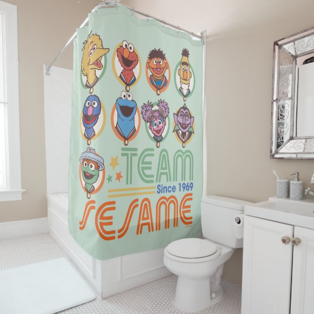 Rideaux De Douche Rue Sésame | Team Sesame depuis 1969 (En situation)