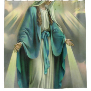 Rideaux De Douche Sainte Vierge Marie