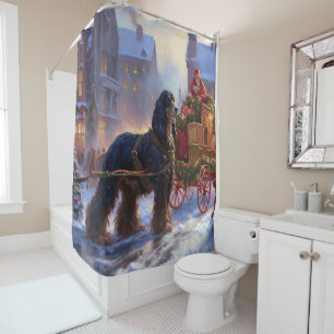 Rideaux De Douche Saison de Noël Cocker Spaniel