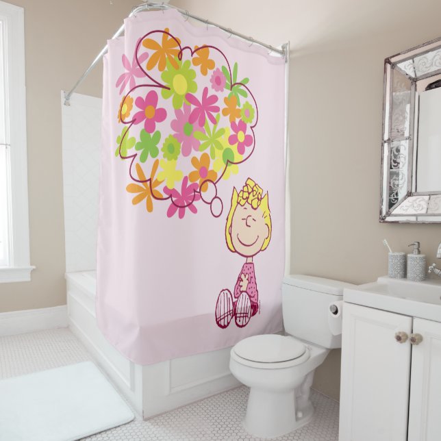 Rideaux De Douche Sally pense aux fleurs (En situation)