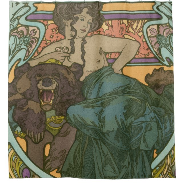 Rideaux De Douche Sans titre par Alphonse Mucha (1902) (Devant)