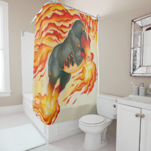 Rideaux De Douche Saut du cauchemar