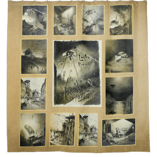 Rideaux De Douche Sci Fi Guerre des Mondes