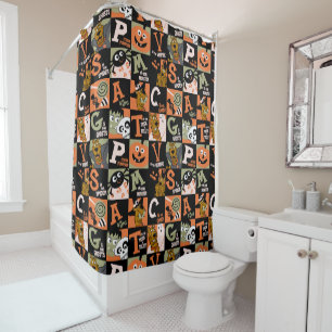 Rideaux De Douche Scooby-Doo   Motif Halloween