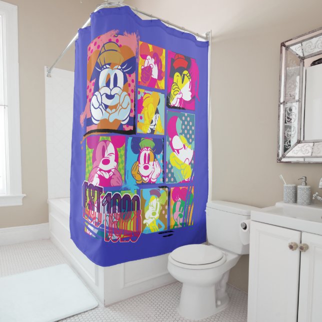 Rideaux De Douche Sensationnel 6 | Mickey & Minnie Est. 1928 (En situation)