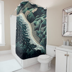 Rideaux De Douche Serene Shores