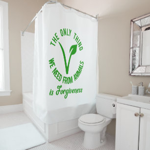 Rideaux De Douche Seule Chose Dont Nous Avons Besoin Des Animaux Est