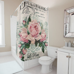 Rideaux De Douche shabby chic, découpage, victorien, français chic, 