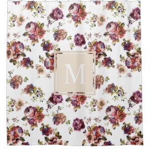 Rideaux De Douche Shabby Chic Florals