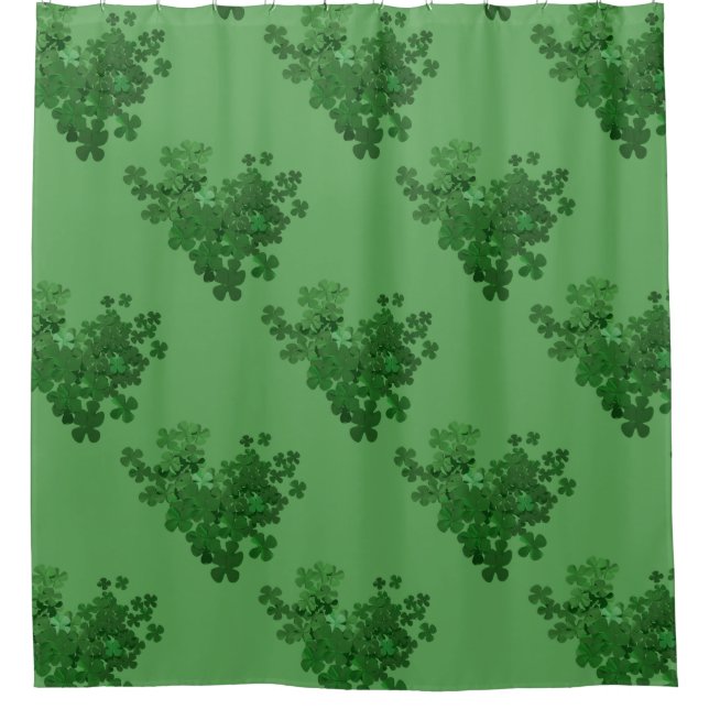 Rideaux De Douche Shamrock de la Saint-Patrick (Devant)