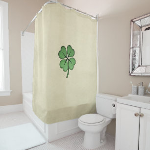 Rideaux De Douche Shamrock irlandais chic