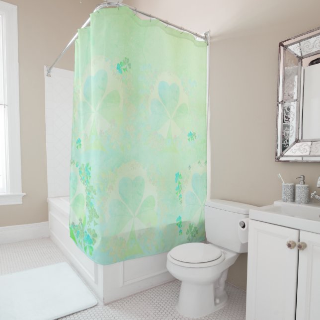 Rideaux De Douche Shamrocks bruyants (En situation)