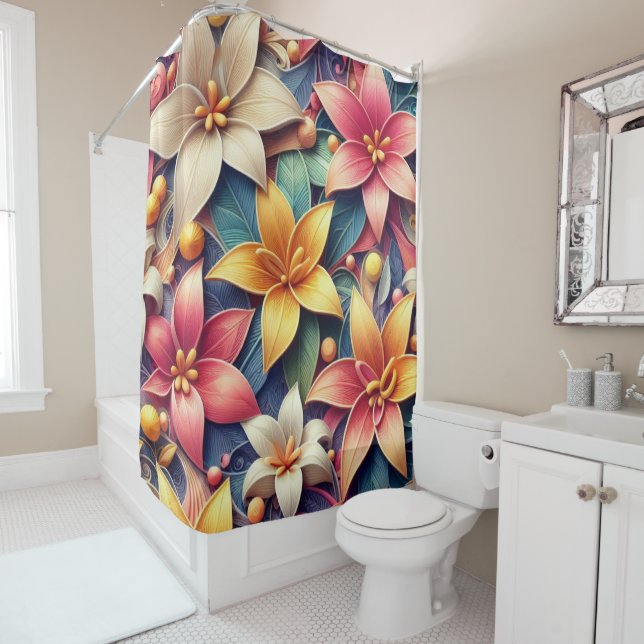 Rideaux De Douche Shower curtain (En situation)