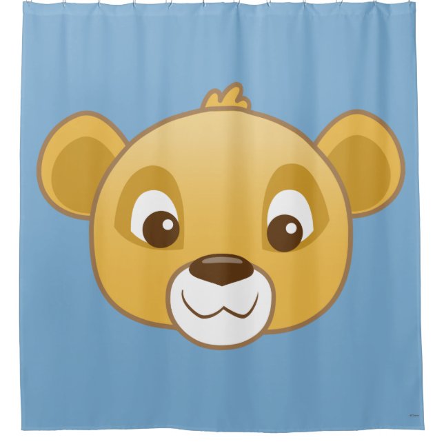 Rideaux De Douche Simba Emoji (Devant)